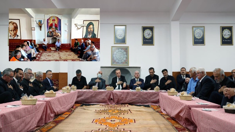 "Hz. Ali, Hünkar Hacı Bektaş-ı Veli ve Atatürk’ün resimlerinin olmadığı bir cemevi mümkün değildir